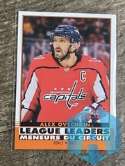 Alex Ovechkin 2020-21 O-Pee-Chee League Leaders Retro Parallel Capitals #582